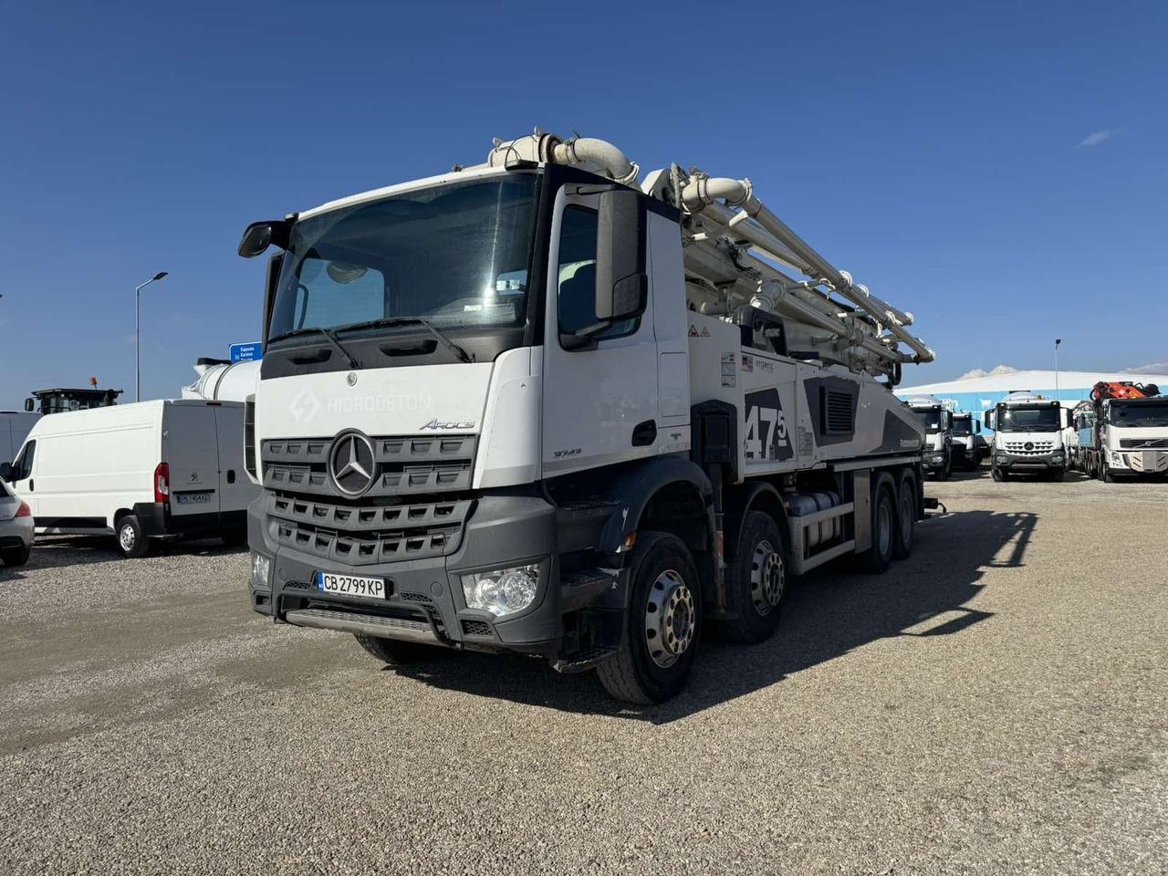 Mercedes-Benz AROCS 3743 PUTZMEISTER M47-5 - Camion pompe: photos 3 Mercedes-Benz AROCS 3743 PUTZMEISTER M47-5 - Camion pompe: photos 3