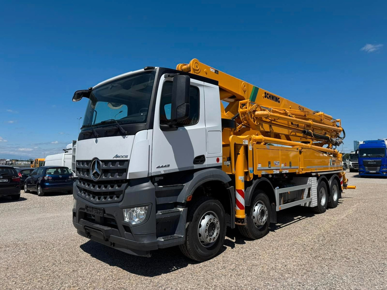 Mercedes-Benz AROCS 4442 SCHWING S43SX - Camion pompe: photos 3 Mercedes-Benz AROCS 4442 SCHWING S43SX - Camion pompe: photos 3