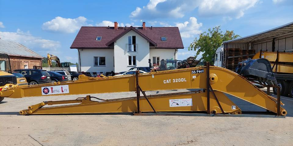Ramie long reach 16m z łyżką do koparki Caterpillar 320 - Flèche pour Engins de chantier: photos 1 Ramie long reach 16m z łyżką do koparki Caterpillar 320 - Flèche pour Engins de chantier: photos 1