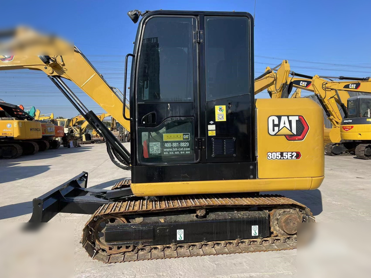 CATERPILLAR 305.5E2 - Mini pelle: photos 1 CATERPILLAR 305.5E2 - Mini pelle: photos 1