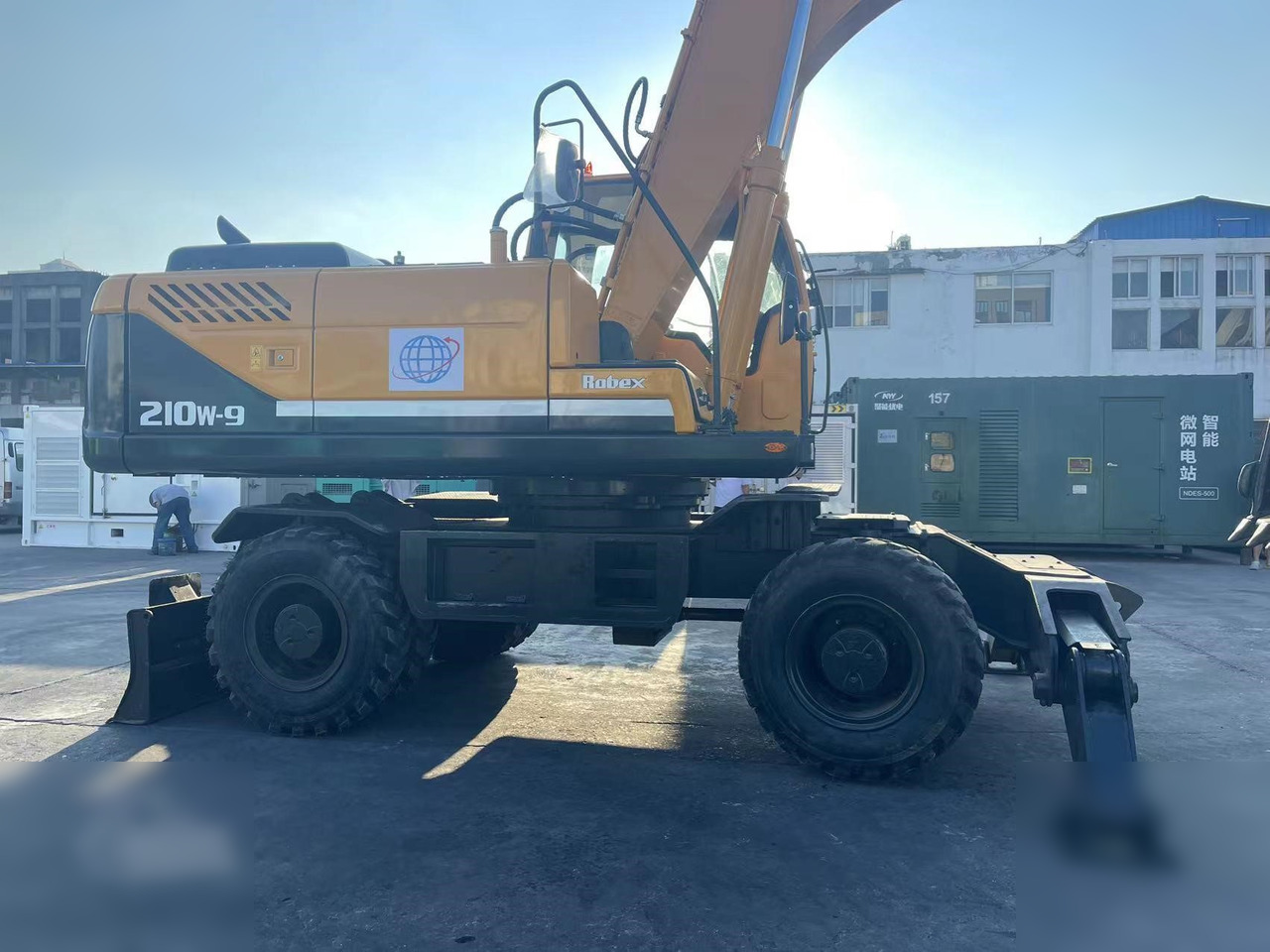 Pelle sur pneus HYUNDAI ROBEX 210W-9S: photos 7 Pelle sur pneus HYUNDAI ROBEX 210W-9S: photos 7