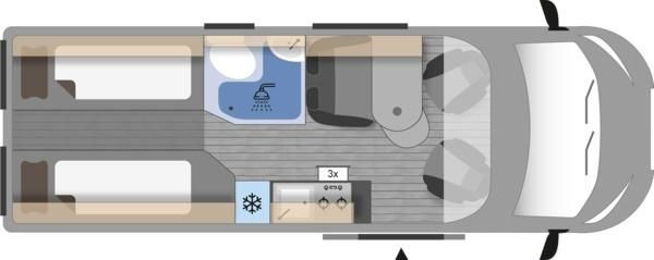 Clever Runner 636 2,2 165PS MJ2024*TRUMA C6 D + E*SHZ* - Fourgon aménagé: photos 3 Clever Runner 636 2,2 165PS MJ2024*TRUMA C6 D + E*SHZ* - Fourgon aménagé: photos 3