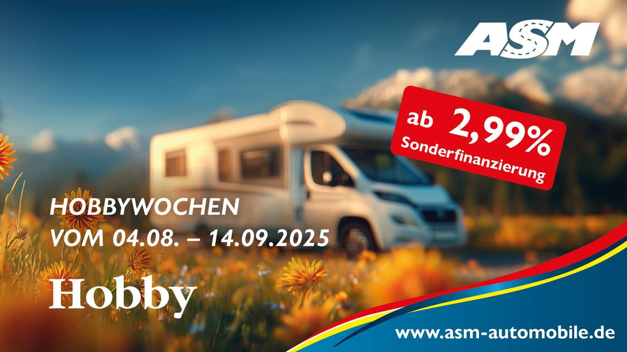 Hobby Ontour C 700 GQ 103 kW*CAMPERNET*LITHIUM*SOFORT* - Camping-car profilé: photos 1 Hobby Ontour C 700 GQ 103 kW*CAMPERNET*LITHIUM*SOFORT* - Camping-car profilé: photos 1