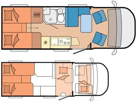 Hobby Ontour C680 GE*AUTOMATIK*LITHIUM*MARKISE*SOFORT* - Camping-car profilé: photos 3 Hobby Ontour C680 GE*AUTOMATIK*LITHIUM*MARKISE*SOFORT* - Camping-car profilé: photos 3