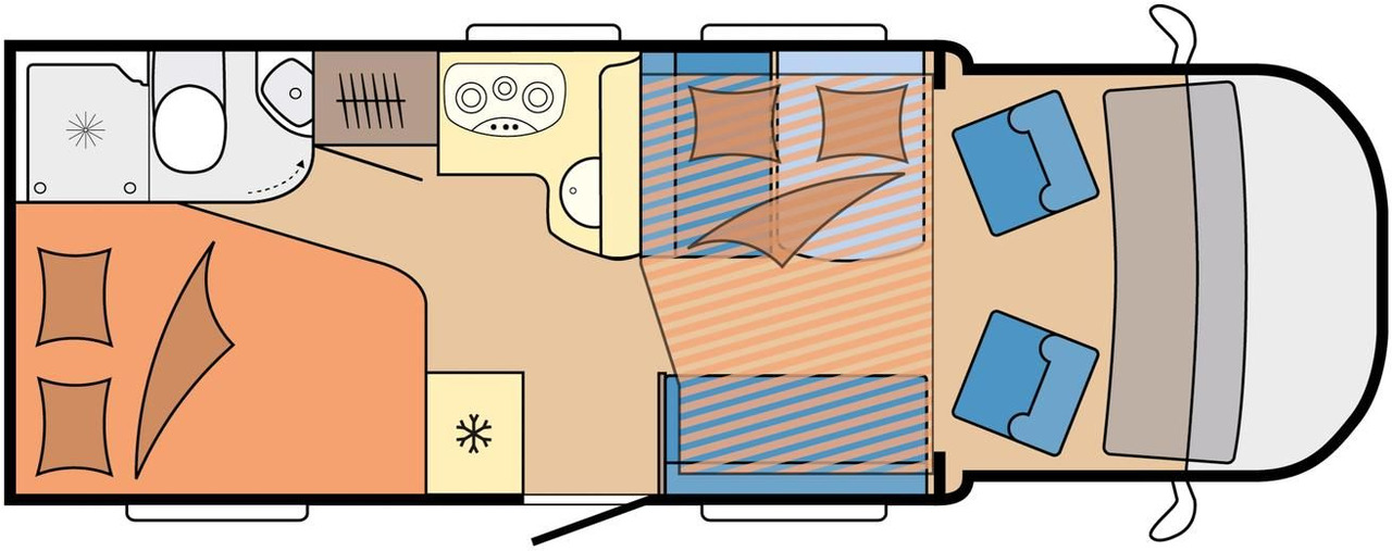 Hobby Optima T65 HFL ONTOUR *165PS*MARKISE*SOFORT* - Camping-car profilé: photos 4 Hobby Optima T65 HFL ONTOUR *165PS*MARKISE*SOFORT* - Camping-car profilé: photos 4