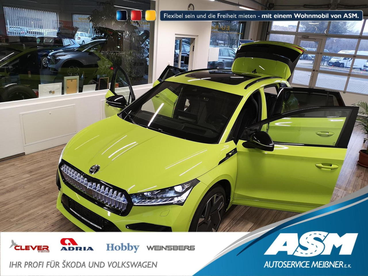 Skoda Enyaq iV RS 220 kW*PSD*AHK*virt.Pedal*360°Kamera - SUV: photos 1 Skoda Enyaq iV RS 220 kW*PSD*AHK*virt.Pedal*360°Kamera - SUV: photos 1