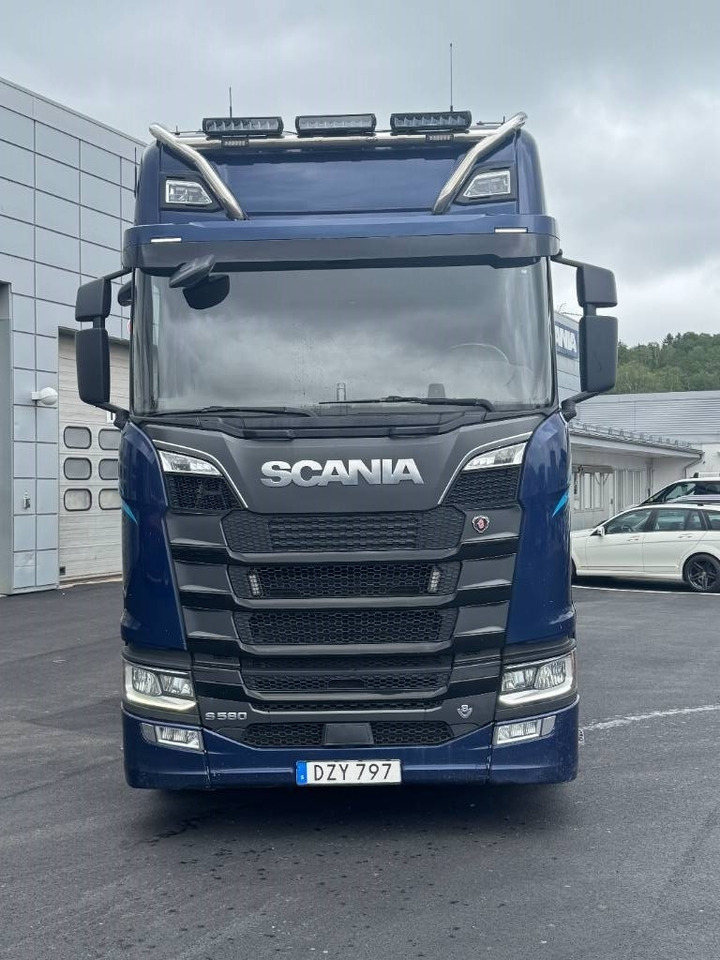 Scania S 580 6x2*4 Lastväxlare Hiab ink Flak - Camion ampliroll: photos 2 Scania S 580 6x2*4 Lastväxlare Hiab ink Flak - Camion ampliroll: photos 2