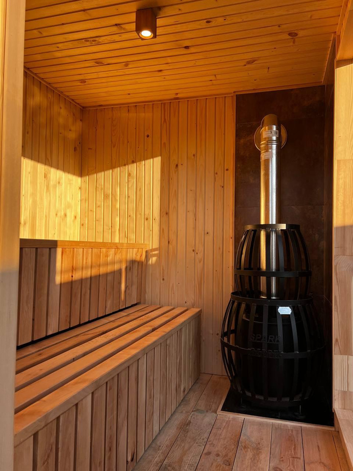 IDEX Sauna 200x220x200 cm – Compact Outdoor or Indoor Sauna Cabin Mobile Sauna - Carrosserie/ Conteneur: photos 3 IDEX Sauna 200x220x200 cm – Compact Outdoor or Indoor Sauna Cabin Mobile Sauna - Carrosserie/ Conteneur: photos 3