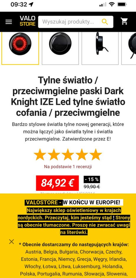 NOWE lampy tylne Dark night LED światło cofania - Lumière/ Éclairage pour Camion: photos 5 NOWE lampy tylne Dark night LED światło cofania - Lumière/ Éclairage pour Camion: photos 5