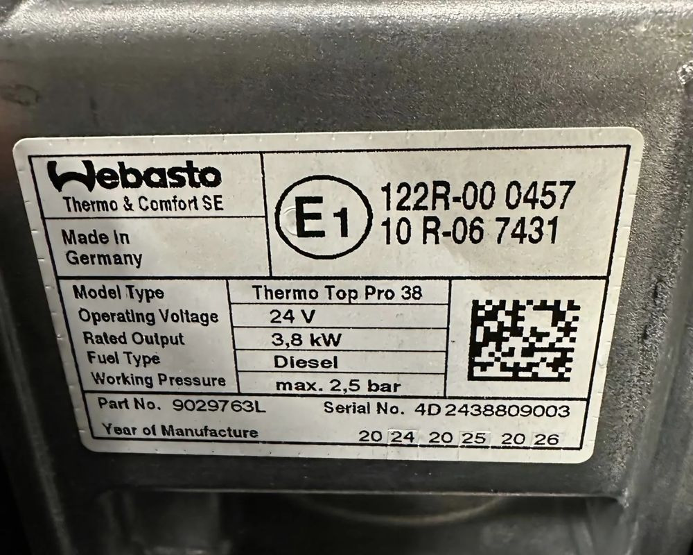 SCANIA R S OGRZEWANIE POSTOJOWE WEBASTO 3114280 NOWE - Chauffage/ Ventilation pour Camion: photos 3 SCANIA R S OGRZEWANIE POSTOJOWE WEBASTO 3114280 NOWE - Chauffage/ Ventilation pour Camion: photos 3