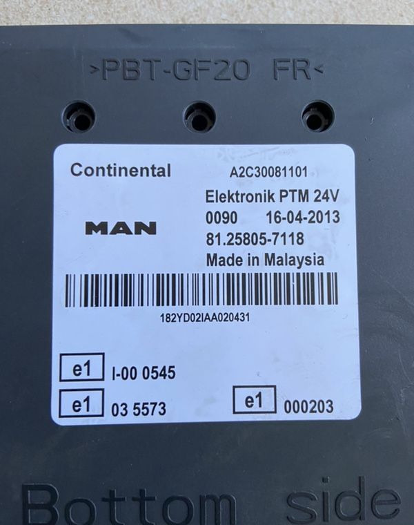 Sterownik PTM MAN TGX TGS euro 6 komputer - Bloc de gestion pour Camion: photos 2 Sterownik PTM MAN TGX TGS euro 6 komputer - Bloc de gestion pour Camion: photos 2
