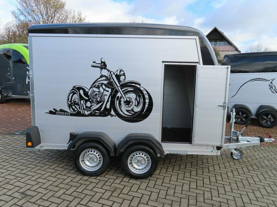 Böckmann KT-PB-AL Kofferanhänge Flügeltür PKW Anhänger - Remorque pour moto: photos 1 Böckmann KT-PB-AL Kofferanhänge Flügeltür PKW Anhänger - Remorque pour moto: photos 1