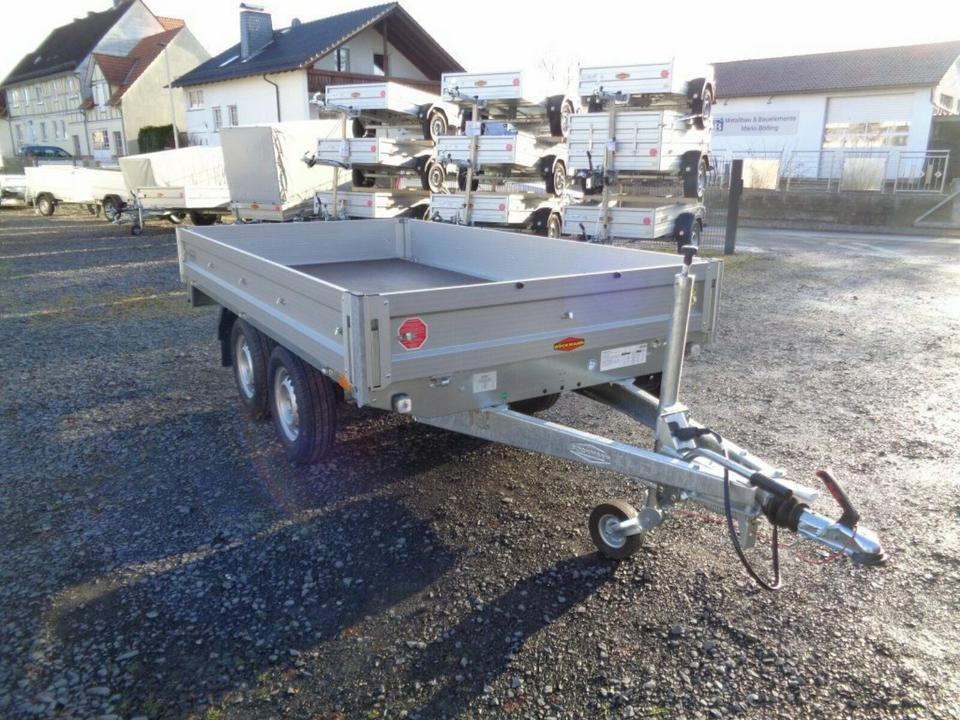 Remorque plateau Böckmann PKW-Anhänger, 2,0 to. Hochlader,Staubox, Containernetz: photos 6