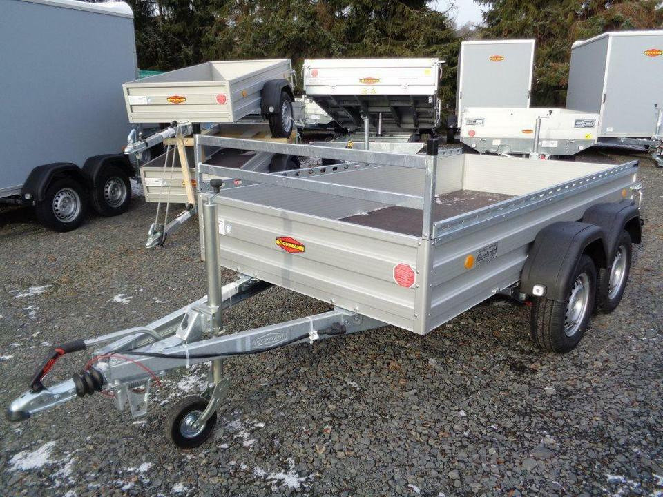 Böckmann PKW-Anhänger, 2000 kg, Tandem - Remorque plateau: photos 1 Böckmann PKW-Anhänger, 2000 kg, Tandem - Remorque plateau: photos 1
