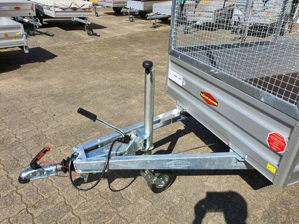 Böckmann PKW Anhänger, 2000 kg, Tandem, neu, Gitteraufbau - Remorque plateau: photos 4 Böckmann PKW Anhänger, 2000 kg, Tandem, neu, Gitteraufbau - Remorque plateau: photos 4