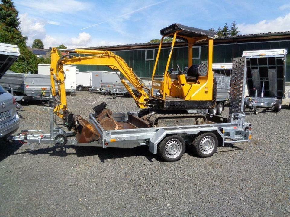 Böckmann, PKW-Anhänger, Baumaschinentransporter, 3,5 to. 100 km/h - Remorque porte engin: photos 1 Böckmann, PKW-Anhänger, Baumaschinentransporter, 3,5 to. 100 km/h - Remorque porte engin: photos 1