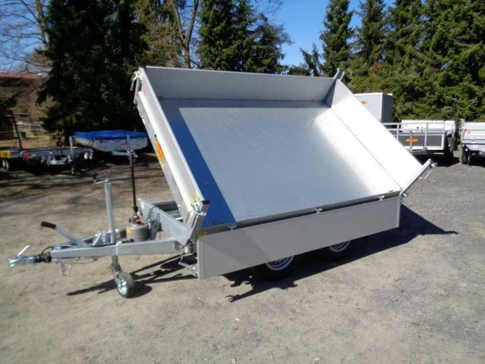 Böckmann PKW-Anhänger, Dreiseitenkipper, 2,7 to. - Remorque benne: photos 1 Böckmann PKW-Anhänger, Dreiseitenkipper, 2,7 to. - Remorque benne: photos 1