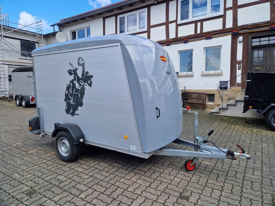 Böckmann PKW- Kofferanhänger KT PB AL 3015/15 M F 100km - Remorque pour moto: photos 1 Böckmann PKW- Kofferanhänger KT PB AL 3015/15 M F 100km - Remorque pour moto: photos 1