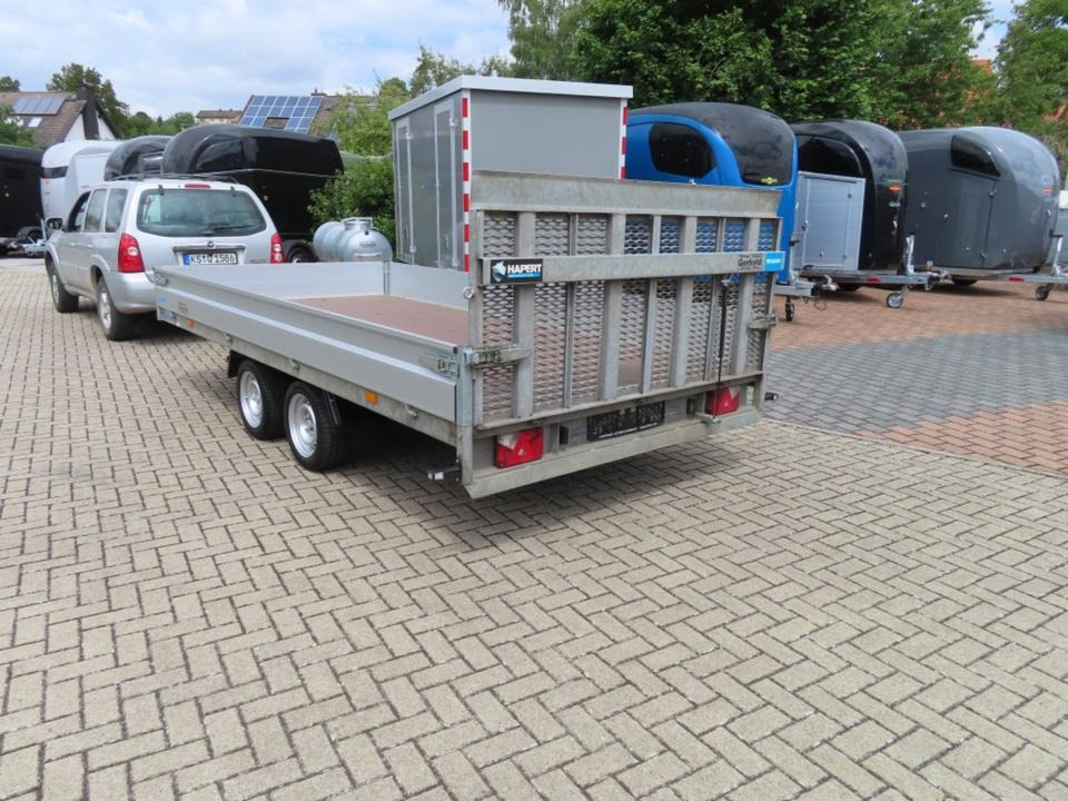 Hapert PKW-Anhänger Maschinentransporter Kippbar 3,5t Bordwände - Remorque benne: photos 3 Hapert PKW-Anhänger Maschinentransporter Kippbar 3,5t Bordwände - Remorque benne: photos 3