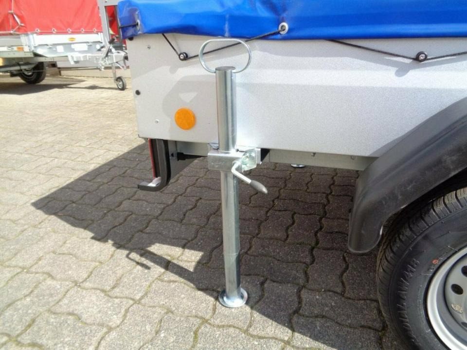PKW Anhänger, 750 kg, Flachplane, Stützen, 100 km/h - Remorque voiture: photos 5 PKW Anhänger, 750 kg, Flachplane, Stützen, 100 km/h - Remorque voiture: photos 5