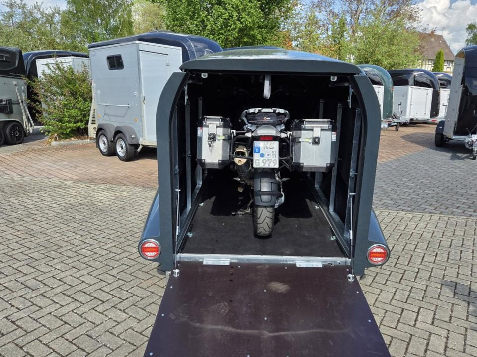 Remorque pour moto PKW Anhänger Motorrad Geschlossen Kofferanhänger 1000kg 100km/h: photos 12