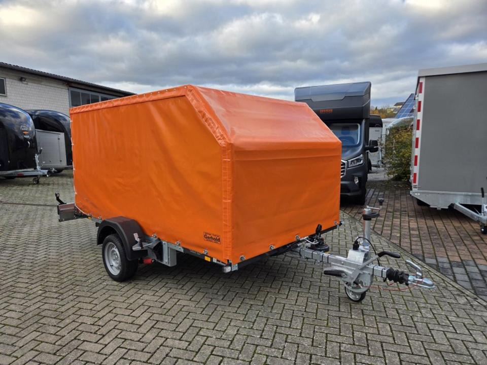 PKW Anhänger Unsinn Absenkanhänger 100 km/h Alubordwände Plane - Remorque voiture: photos 2 PKW Anhänger Unsinn Absenkanhänger 100 km/h Alubordwände Plane - Remorque voiture: photos 2