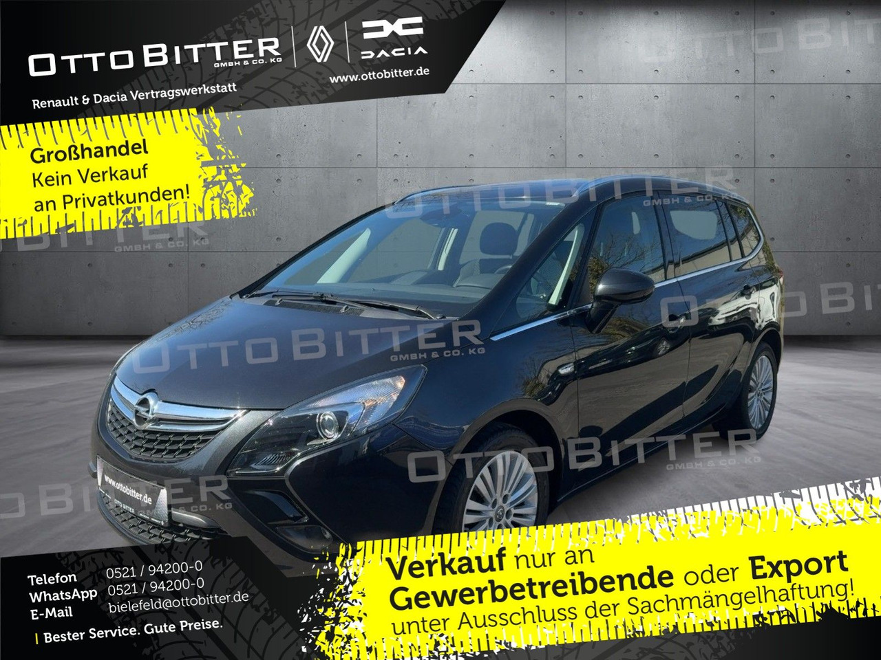 Opel Zafira Tourer C 1.6 Innovation CNG ERDGAS 7SITZE - Transport de personnes: photos 1 Opel Zafira Tourer C 1.6 Innovation CNG ERDGAS 7SITZE - Transport de personnes: photos 1