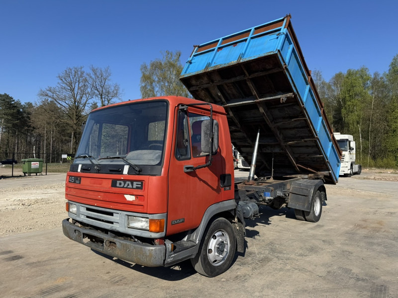 DAF 45 ATI 160 (FULL STEEL SUSPENSION / MANUAL PUMP / EURO 2) - Camion benne: photos 1 DAF 45 ATI 160 (FULL STEEL SUSPENSION / MANUAL PUMP / EURO 2) - Camion benne: photos 1