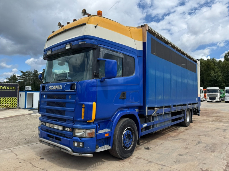 Scania 124 - 420 Topline (MANUAL GEARBOX / BOITE MANUELLE / RETARDER / PERFECT) - Camion bétaillère: photos 1 Scania 124 - 420 Topline (MANUAL GEARBOX / BOITE MANUELLE / RETARDER / PERFECT) - Camion bétaillère: photos 1