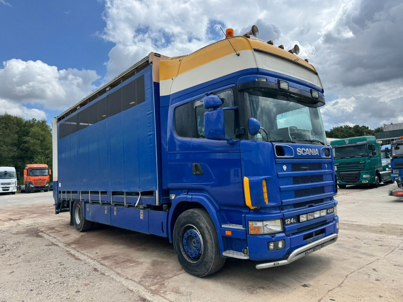 Scania 124 - 420 Topline (MANUAL GEARBOX / BOITE MANUELLE / RETARDER / PERFECT) - Camion bétaillère: photos 3 Scania 124 - 420 Topline (MANUAL GEARBOX / BOITE MANUELLE / RETARDER / PERFECT) - Camion bétaillère: photos 3