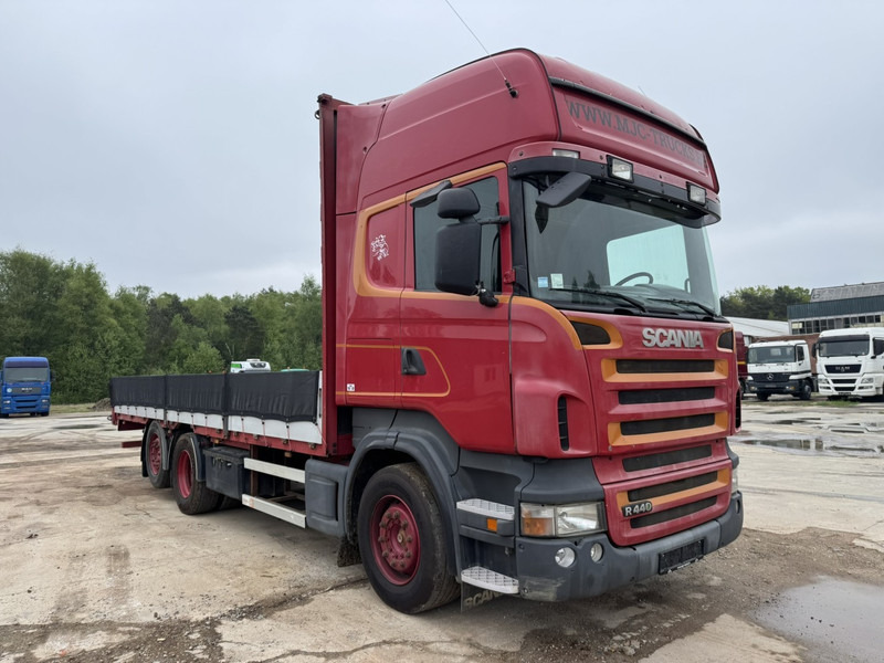 Scania R 440 Topline (BELGIAN TRUCK IN PERFECT CONDITION / MANUAL GEARBOX / 6X2 / EURO 5) - Camion plateau: photos 3 Scania R 440 Topline (BELGIAN TRUCK IN PERFECT CONDITION / MANUAL GEARBOX / 6X2 / EURO 5) - Camion plateau: photos 3