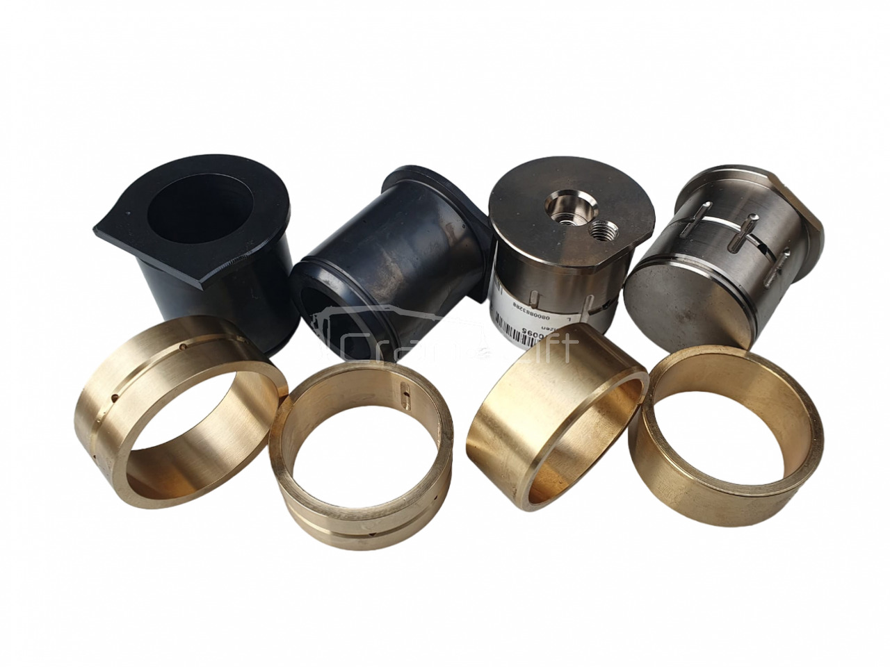 Zestaw sworzni i tulejek zawiesia EPSLINK Epsilon Palfinger - Pistons/ Anneaux/ Manchons pour Grue auxiliaire: photos 1 Zestaw sworzni i tulejek zawiesia EPSLINK Epsilon Palfinger - Pistons/ Anneaux/ Manchons pour Grue auxiliaire: photos 1
