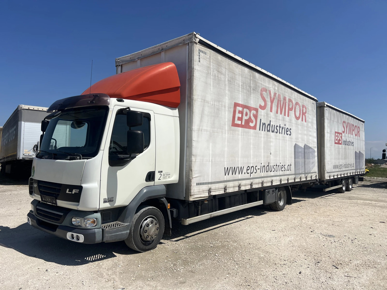 Daf Fa 7.85м., Euro5, Щора, Композиция, Mega, Внос - Camion à rideaux coulissants: photos 1 Daf Fa 7.85м., Euro5, Щора, Композиция, Mega, Внос - Camion à rideaux coulissants: photos 1