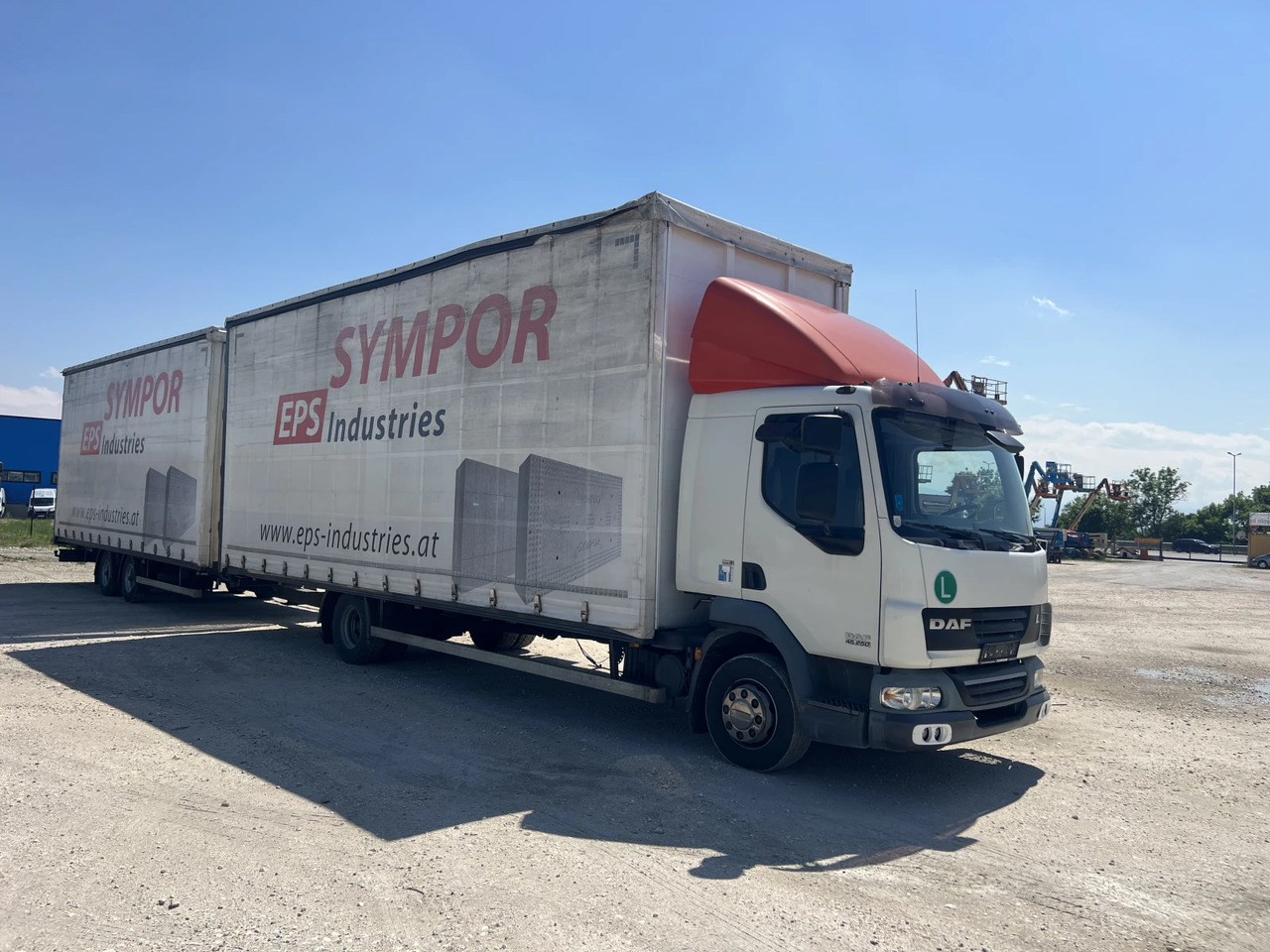 Daf Fa 7.85м., Euro5, Щора, Композиция, Mega, Внос - Camion à rideaux coulissants: photos 2 Daf Fa 7.85м., Euro5, Щора, Композиция, Mega, Внос - Camion à rideaux coulissants: photos 2