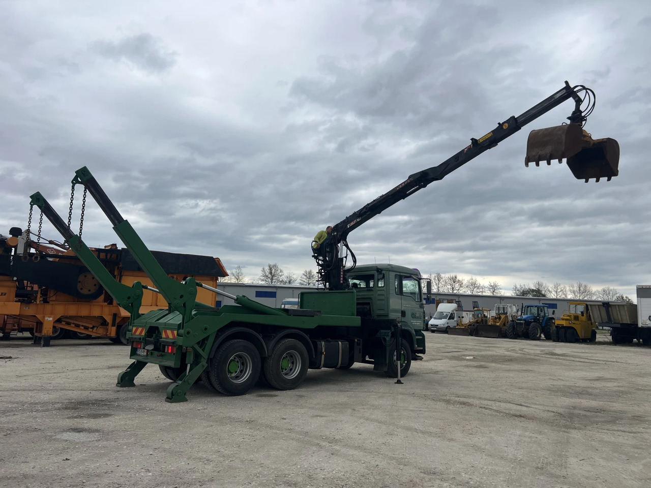 Man Tga 6х4, Кран-Z, Мултилифт - Camion multibenne, Camion grue: photos 3 Man Tga 6х4, Кран-Z, Мултилифт - Camion multibenne, Camion grue: photos 3