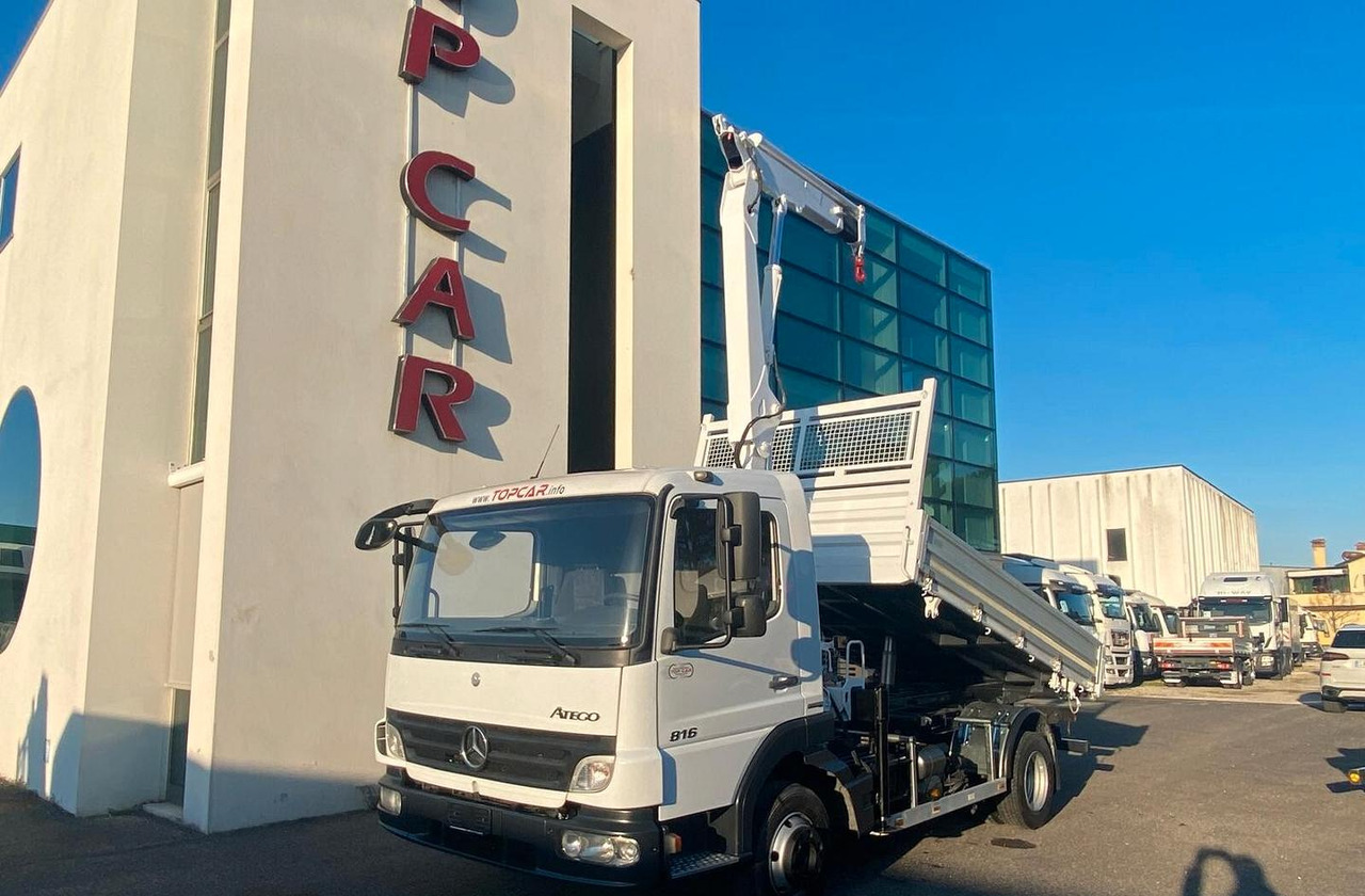 MERCEDES 816 ATEGO CASSONE RIBALTABILE E GRU - Camion benne, Camion grue: photos 1 MERCEDES 816 ATEGO CASSONE RIBALTABILE E GRU - Camion benne, Camion grue: photos 1