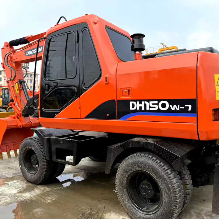 90% Brand New Doosan Brand Dh150w-7 Wheel Excavator in Stock Used Korea Brand Doosan Dh55 Dh60 Dh150 Dh210 Excavator for Sale - Pelle sur pneus: photos 1 90% Brand New Doosan Brand Dh150w-7 Wheel Excavator in Stock Used Korea Brand Doosan Dh55 Dh60 Dh150 Dh210 Excavator for Sale - Pelle sur pneus: photos 1