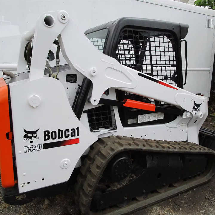 Used Bobcat T590 Used Skid Steer Loader Used Bobcat Skid Steer Loader T590 with Good Condition for Sale - Mini chargeuse: photos 1 Used Bobcat T590 Used Skid Steer Loader Used Bobcat Skid Steer Loader T590 with Good Condition for Sale - Mini chargeuse: photos 1