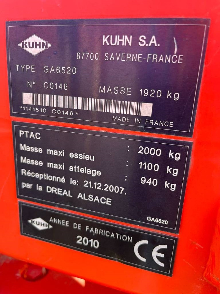Kuhn 6520 - Enrubanneuse: photos 3 Kuhn 6520 - Enrubanneuse: photos 3