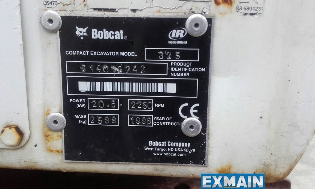 Bobcat X 325 - Mini pelle: photos 5 Bobcat X 325 - Mini pelle: photos 5
