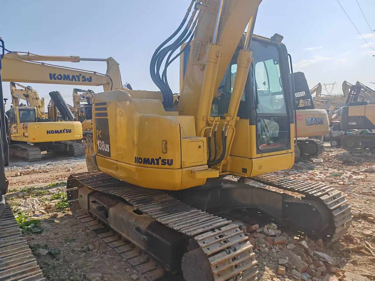 KOMATSU PC138US-8 - Pelle sur chenille: photos 4 KOMATSU PC138US-8 - Pelle sur chenille: photos 4