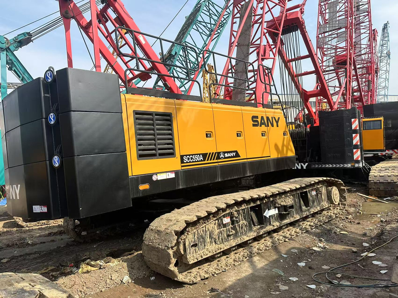 SANY 55-ton crawler crane - Grue sur chenilles: photos 4 SANY 55-ton crawler crane - Grue sur chenilles: photos 4