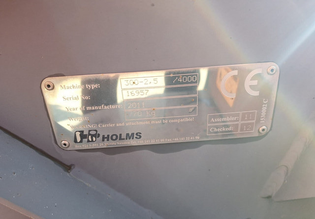 Holms300/ 2,5m - Brosse pour Engins de chantier: photos 4 Holms300/ 2,5m - Brosse pour Engins de chantier: photos 4