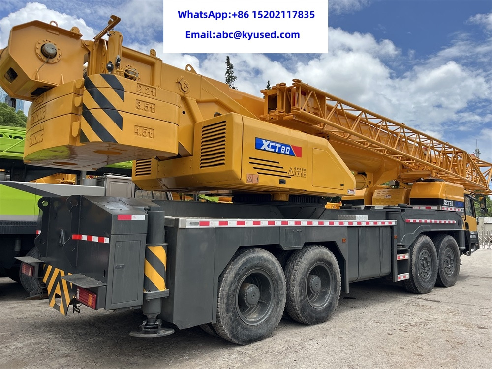 XCMG XCT80 80Tons XCT75 XCT70 XCT50 XCT55 XCT35 XCT25 25T 35T 50T 70T 55T 80TON CRANE - Grue mobile: photos 4 XCMG XCT80 80Tons XCT75 XCT70 XCT50 XCT55 XCT35 XCT25 25T 35T 50T 70T 55T 80TON CRANE - Grue mobile: photos 4