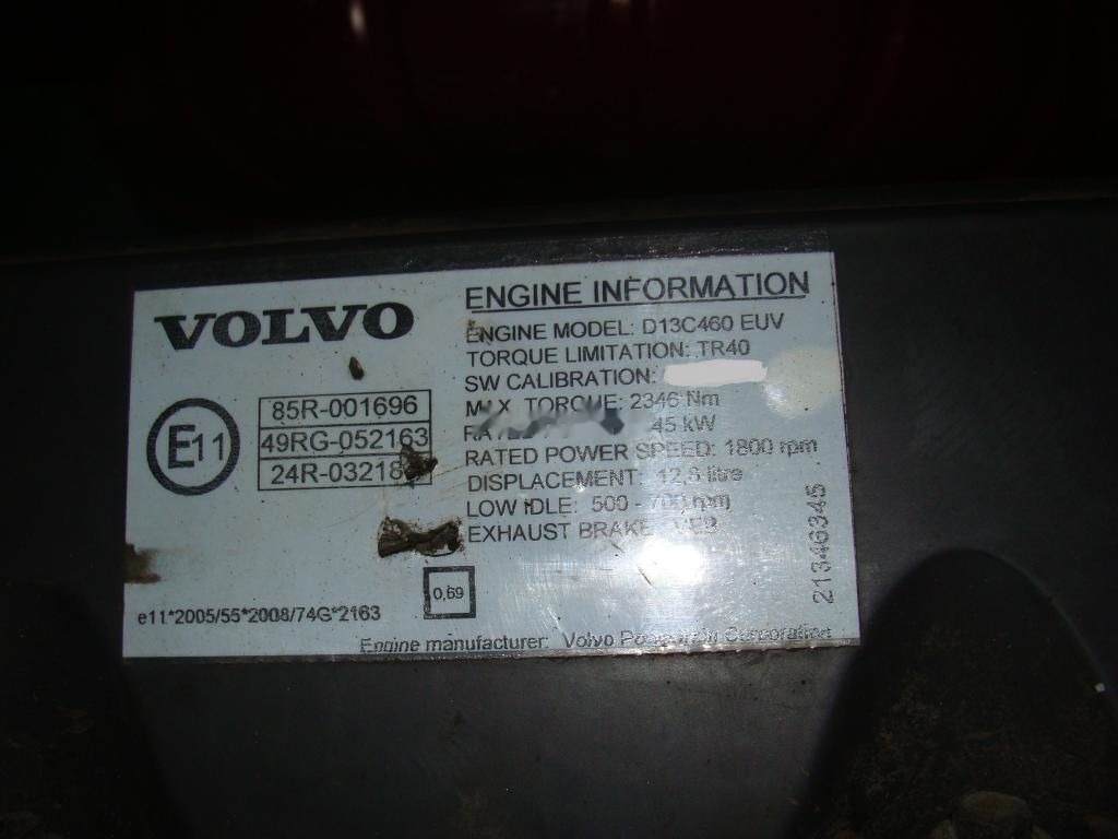 Volvo D13C EUV 460 Volvo FH13 - Moteur pour Camion: photos 5 Volvo D13C EUV 460 Volvo FH13 - Moteur pour Camion: photos 5