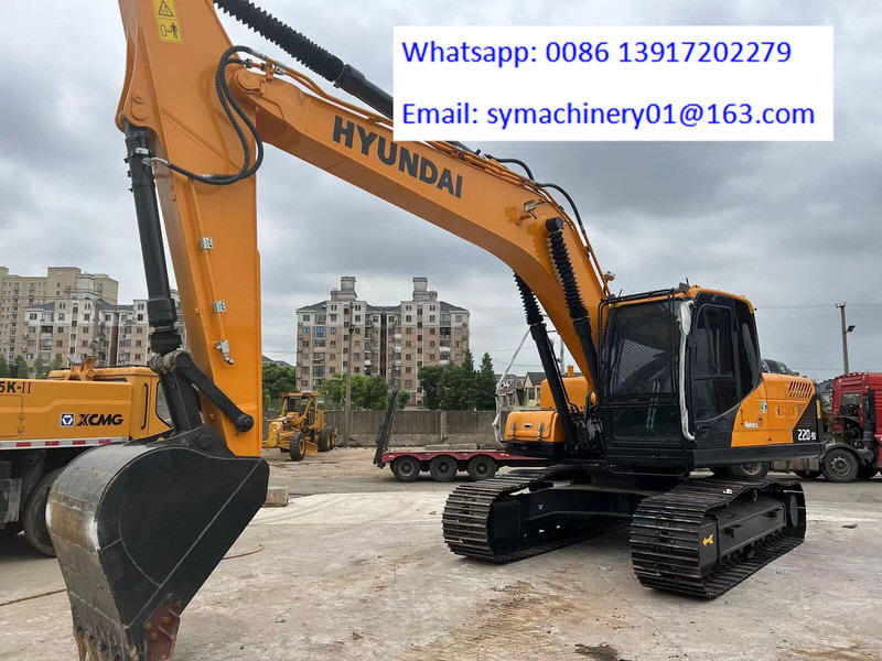 Hyundai R220LC-9S - Pelle sur chenille: photos 1 Hyundai R220LC-9S - Pelle sur chenille: photos 1