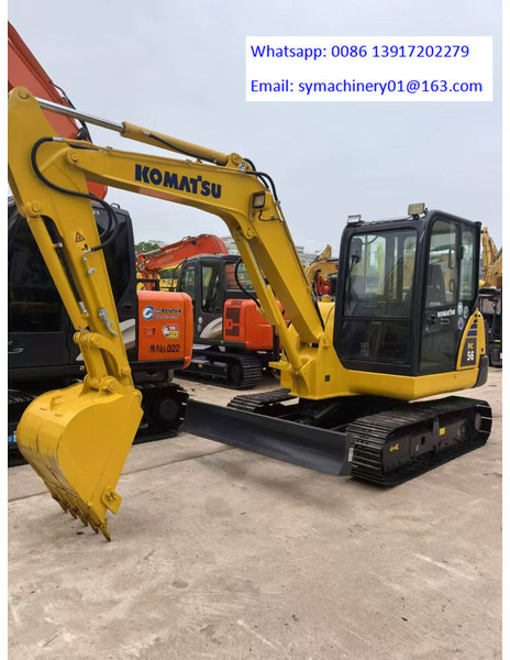 Komatsu PC56 - Mini pelle: photos 5 Komatsu PC56 - Mini pelle: photos 5