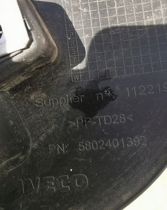 GRILL ATRAPA IVECO STRALIS S WAY 5802401392 - Capot: photos 5 GRILL ATRAPA IVECO STRALIS S WAY 5802401392 - Capot: photos 5