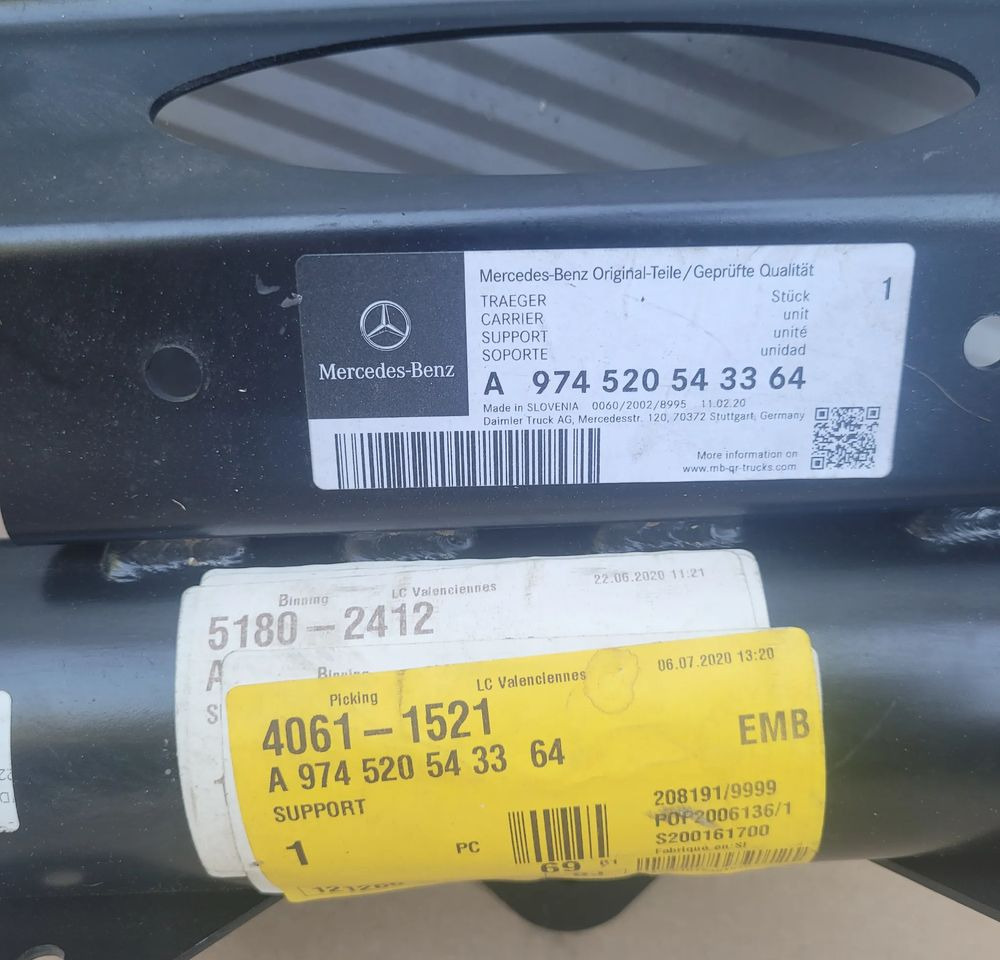 MOCOWANIE BLOTNIKA MERCEDES ATEGO NOWY ORYGINAŁ A974520543364 CHWALIM116 - Carrosserie et extérieur pour Camion: photos 2 MOCOWANIE BLOTNIKA MERCEDES ATEGO NOWY ORYGINAŁ A974520543364 CHWALIM116 - Carrosserie et extérieur pour Camion: photos 2
