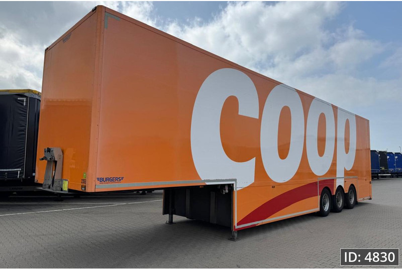 BURGERS Double-Deck / Steering axle / Tail lift / Racing - Semi-remorque fourgon: photos 1 BURGERS Double-Deck / Steering axle / Tail lift / Racing - Semi-remorque fourgon: photos 1